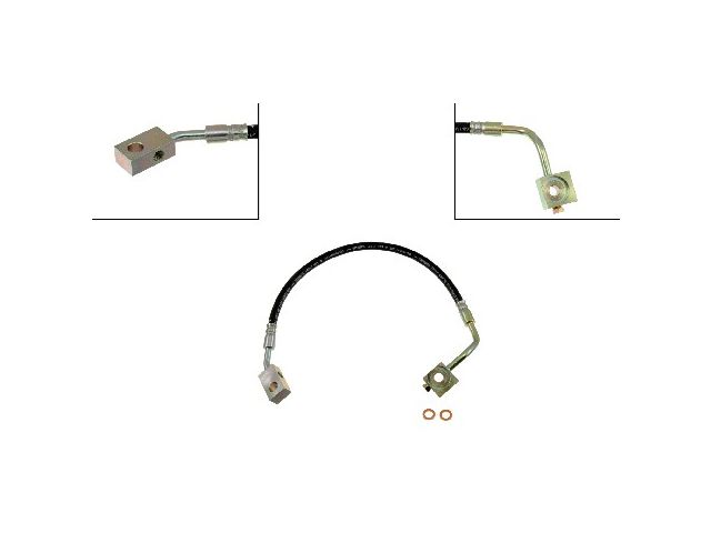 Rear Center Brake Hose - 1985, 1988 Ford E350 Econoline Club Wagon - Dorman 5193-05505142