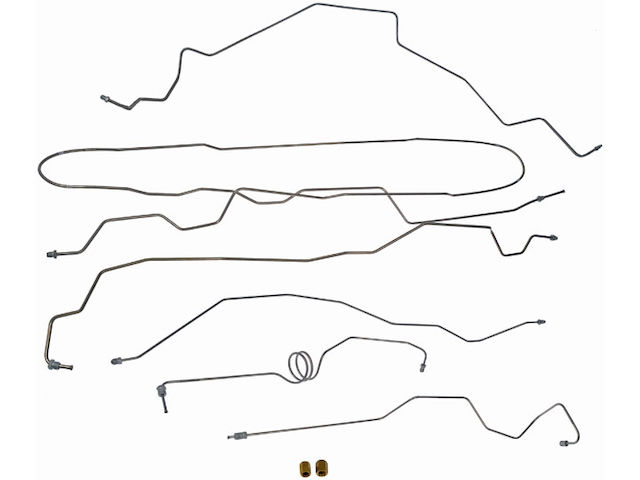 Brake Hydraulic Line Kit - 1999-2000 Ford F-250 Super Duty 4WD Extended Cab Pickup with 81 Inch Bed with 2-Wheel ABS - Dorman 5337-05647074