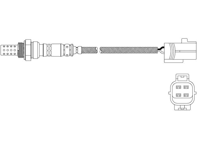 Oxygen Sensor - 1998 Jaguar Vanden Plas 4.0L V8 Naturally Aspirated GAS - Walker 565-05733321