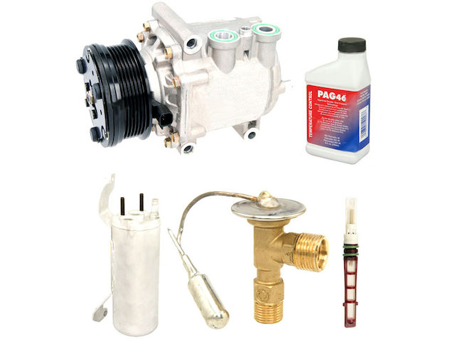 Front and Rear A/C Compressor Kit - 2003-2005 Mercury Mountaineer 4.0L V6 - Four Seasons 5807-05885800