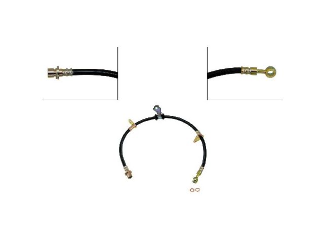 Front Left Brake Hose - 1990-1993 Acura Integra - Dorman 5895-09046434