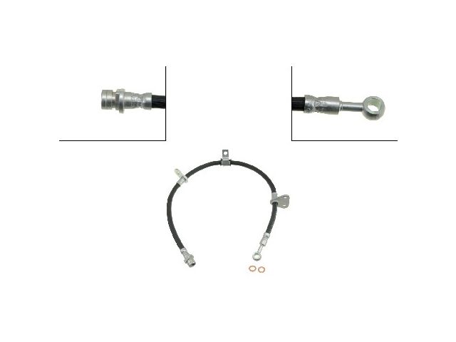 Front Right Brake Hose - 1986-1989 Honda Accord - Dorman 5969-05505188