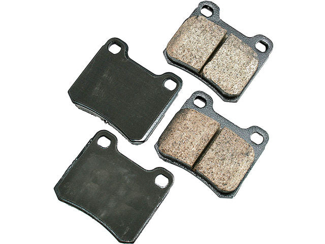 Rear Brake Pad Set - 1994-1996 Mercedes C220 2.2L 4-Cylinder - Akebono 6321-05009735