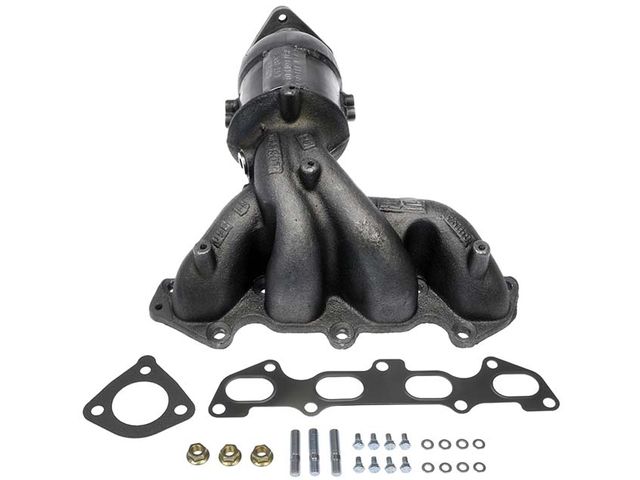 Exhaust Manifold with Integrated Catalytic Converter - 2001-2002 Kia Rio 1.5L 4-Cylinder - Dorman 655-05432740