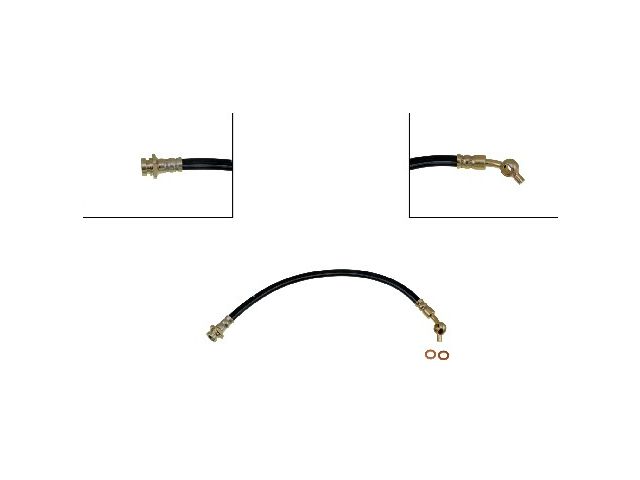 Front Left Brake Hose - 2002-2004 Nissan Frontier 2.4L 4-Cylinder - Dorman 6691-05506036
