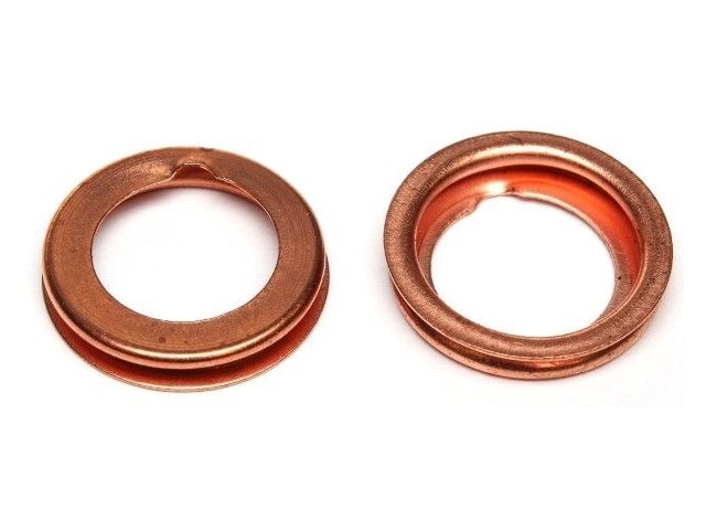 Oil Drain Plug Gasket - 1996-2001 Infiniti I30 FWD 3.0L V6 VQ30DE 24-Valve Naturally Aspirated DOHC GAS - Elring 6704-06050008