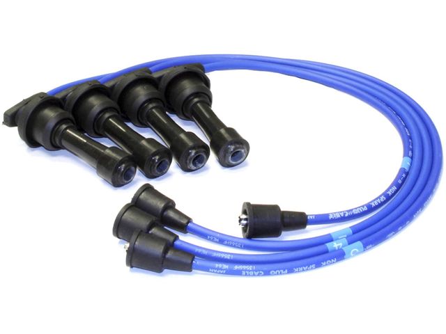Spark Plug Wire Set - 1989, 1991-1992 Mitsubishi Mirage 1.6L 4-Cylinder - NGK 7076-05617220