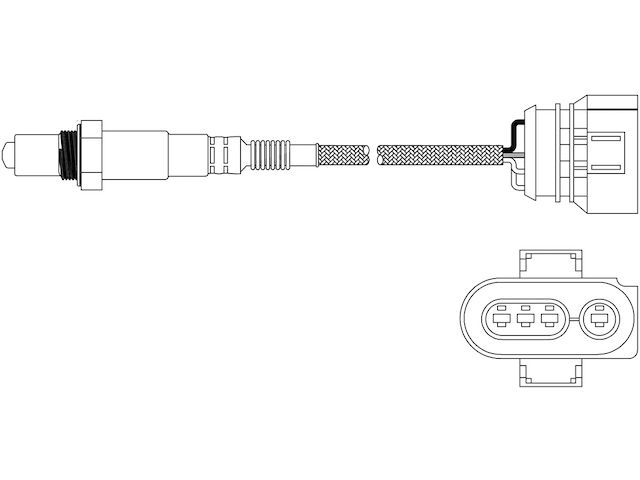 Oxygen Sensor - 2000-2003 Audi A8 Quattro - Walker 7453-05733337