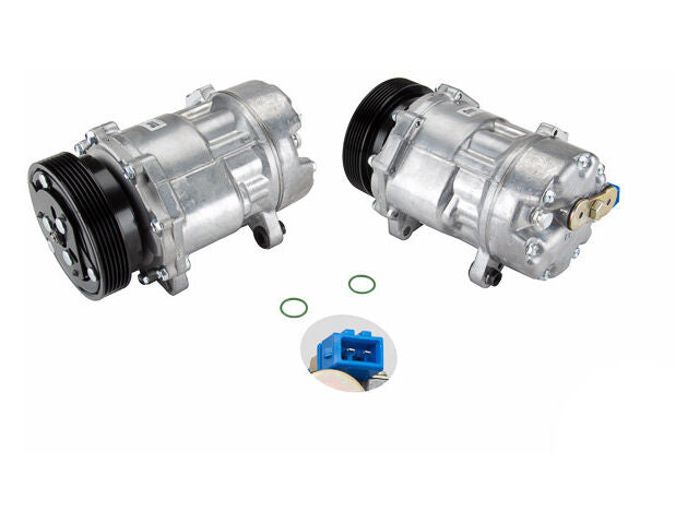 A/C Compressor - 1993-1998 Volkswagen Golf 2.0L 4-Cylinder ABA Volkswagen Naturally Aspirated GAS - Nissens 7905-05805429