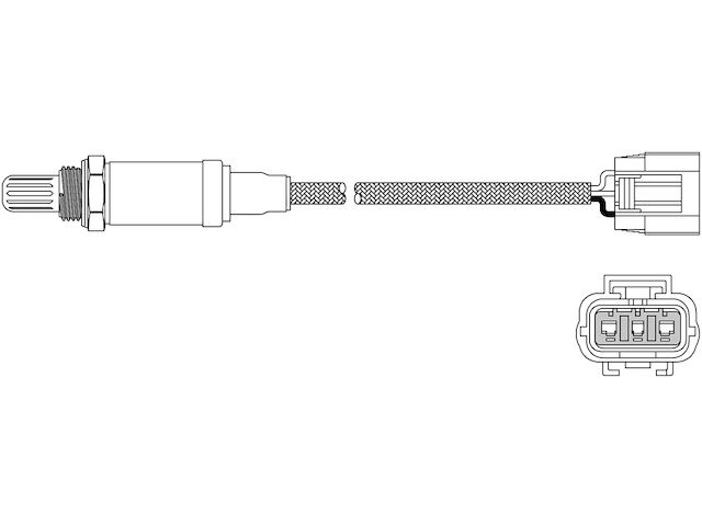 Upstream Rear Oxygen Sensor - 1995-2002 Mazda Millenia 2.3L V6 Supercharged GAS - Walker 8583-05733160