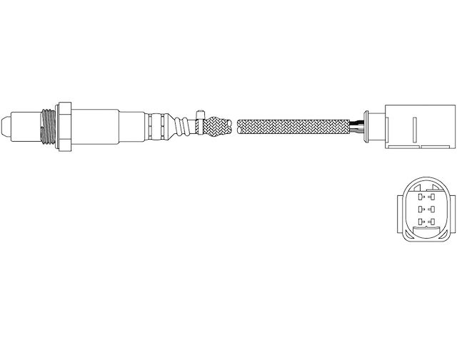 Oxygen Sensor - 2010-2013, 2018-2022 Mercedes Sprinter 3500 - Walker 96182-05466197