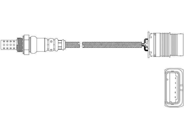 Downstream Oxygen Sensor - 2011 BMW 528i 3.0L 6-Cylinder - Walker 96208-05466185