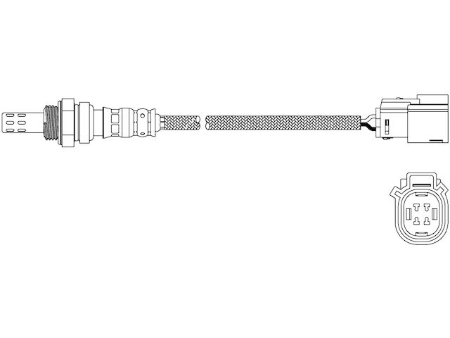Downstream Rear Oxygen Sensor - 2011-2019 Ford Flex 3.5L V6 Turbocharged - Walker 96698-05466186