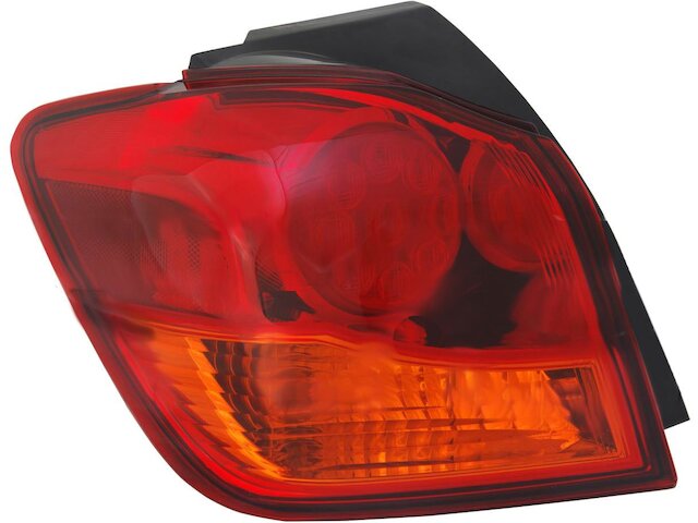 Left Driver Side Outer Tail Light Assembly - On Body - Red, Amber - 2011-2019 Mitsubishi Outlander Sport Sport Utility - TYC 96942-05918528