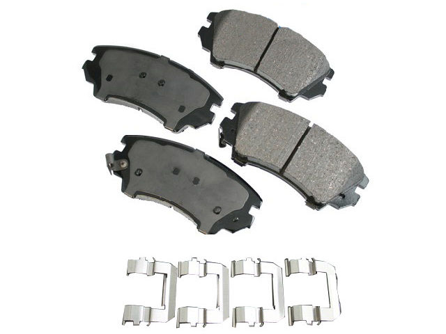Front Brake Pad Set - 2011-2017 Chevrolet Caprice PPV - Akebono 96948-05229084