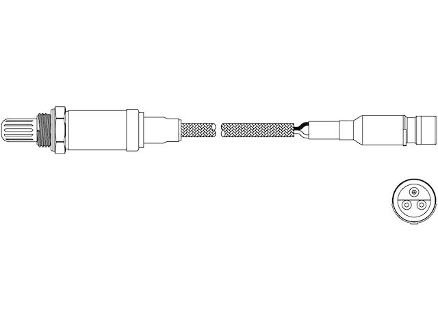 Upstream Oxygen Sensor - 1987-1988 Porsche 924 2.5L 4-Cylinder VIN a Naturally Aspirated GAS - Walker 97-05775197